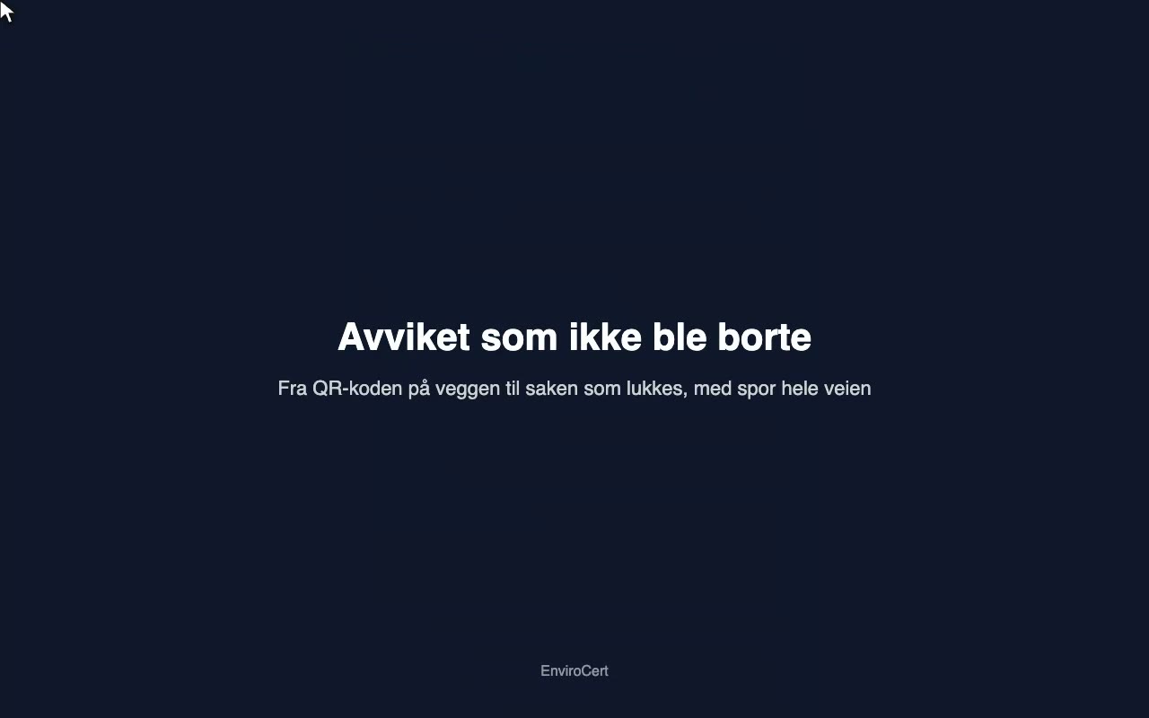 Avviket som ikke ble borte: fra QR-koden på veggen til saken som lukkes